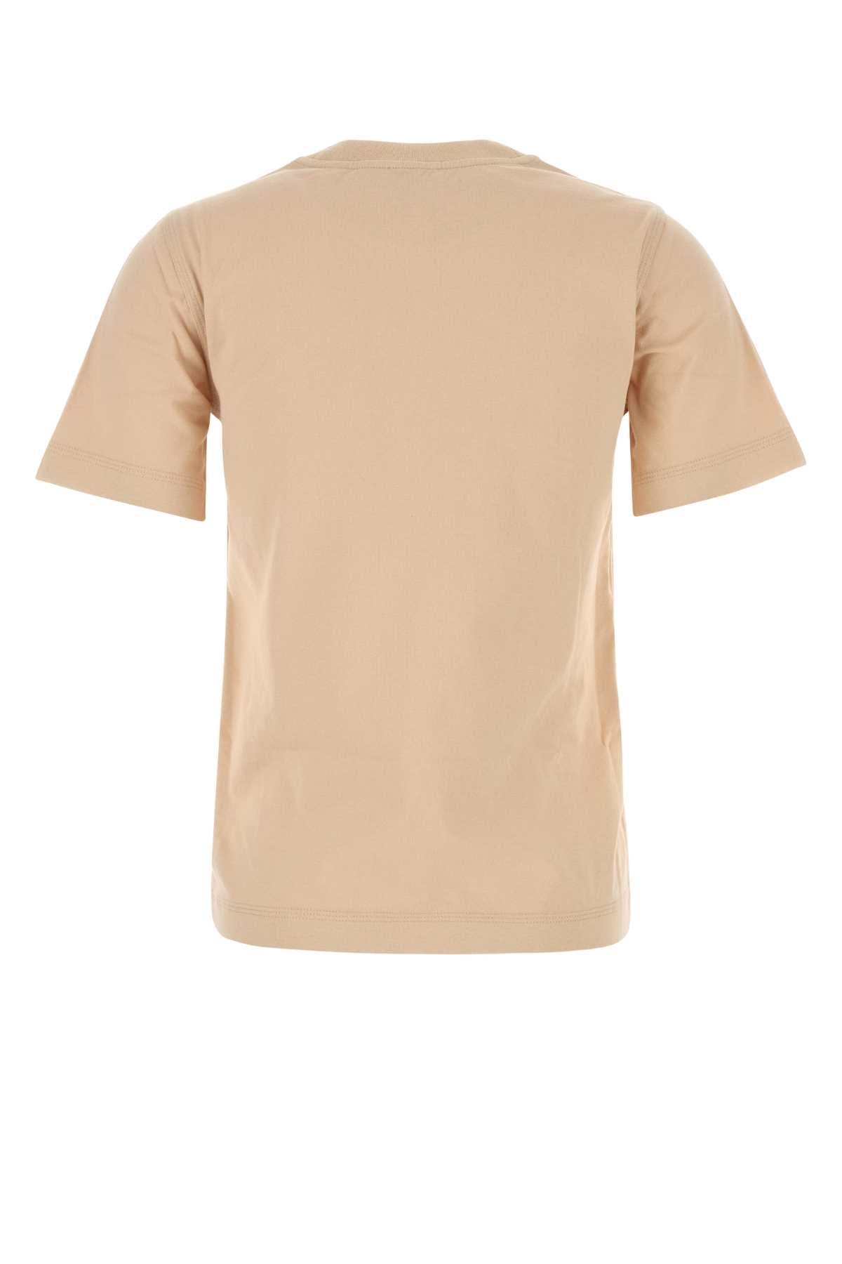 Burberry Women Skin Pink Cotton T-Shirt