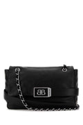 Balenciaga Women Black Leather Modu Shoulder Bag