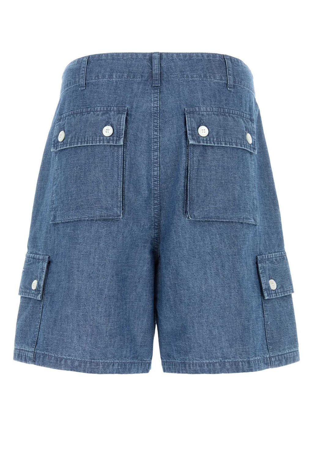 Givenchy Men Denim Bermuda Shorts