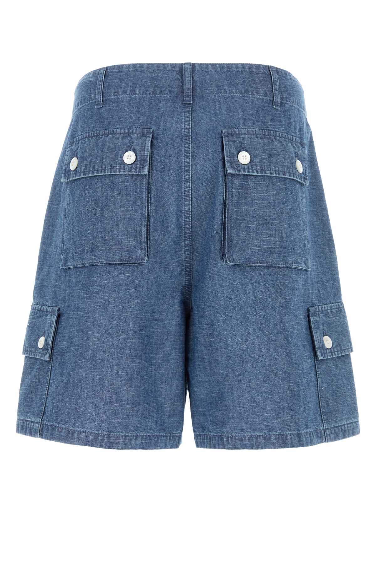 Givenchy Men Denim Bermuda Shorts