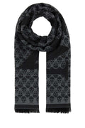 Alexander Mcqueen Men Embroidered Wool Foulard