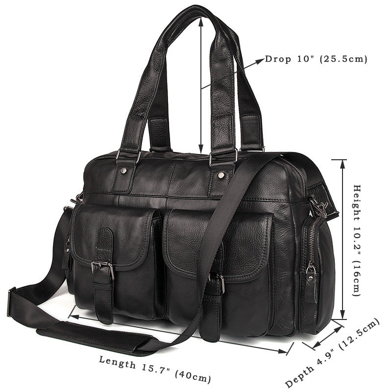 Leather Laptop Bags For Men, Full Grain Leather Briefcases
