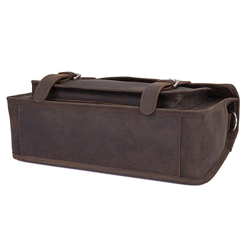 Mens Leather Crossbody Bag Leather Briefcase For Men Best Messenger Bags