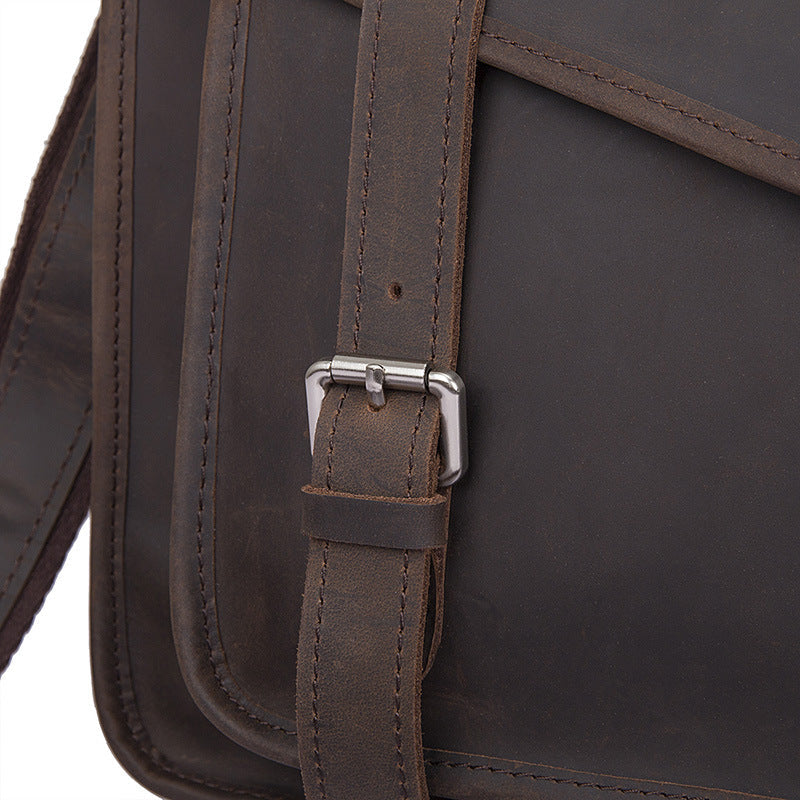 Mens Leather Crossbody Bag Leather Briefcase For Men Best Messenger Bags