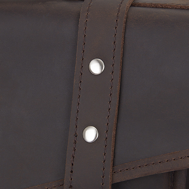 Mens Leather Crossbody Bag Leather Briefcase For Men Best Messenger Bags