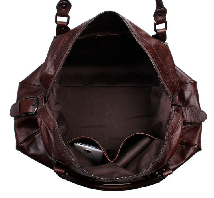 Designer Handbags Mens Leather Travel Bag Business Travel Duffle Luggage Bag