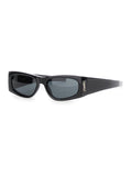 Saint Laurent Women 'Ysl Sl M140' Black Sunglasses With Cassandre In Acetate Woman