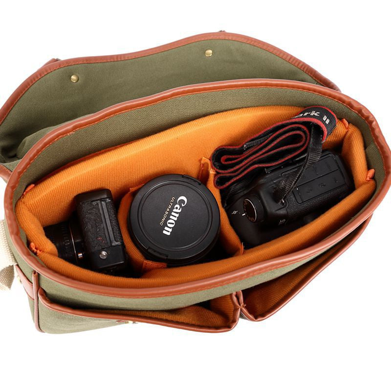 ROCKCOW Photographic Hunter Camera Bag Canvas Camera Bag DSLR Camera Bag 119