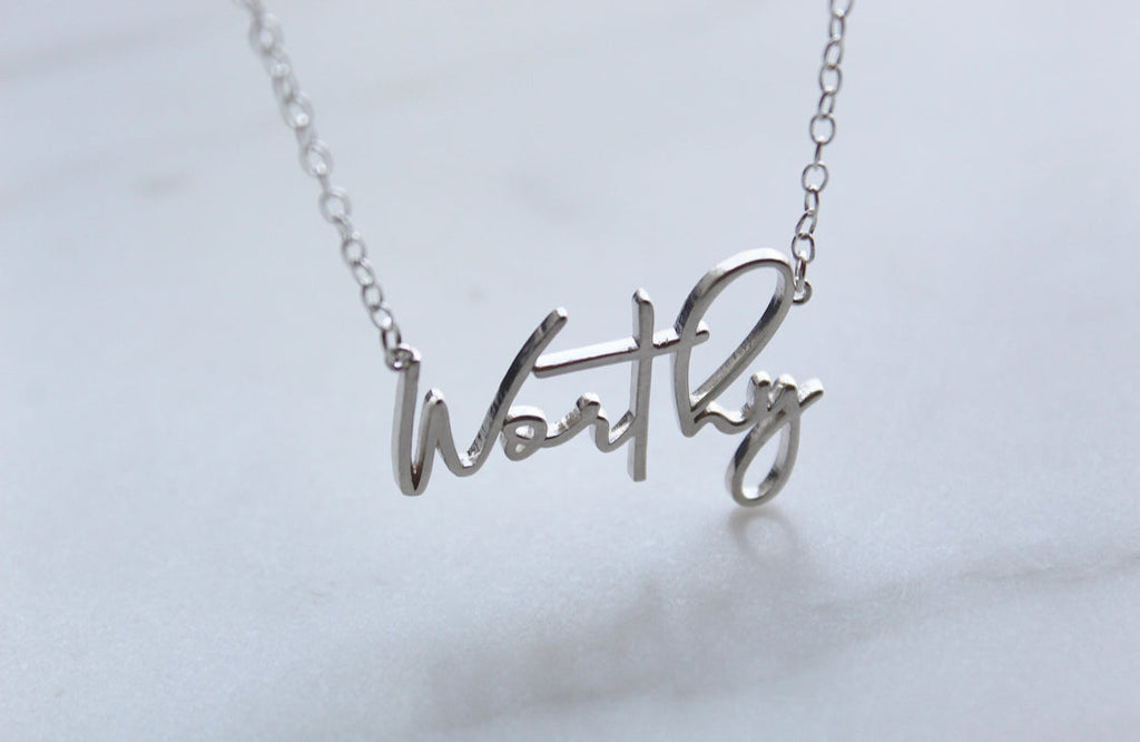 Worthy in Sterling Silver