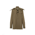 Prada Floral-Tie Shirt Women