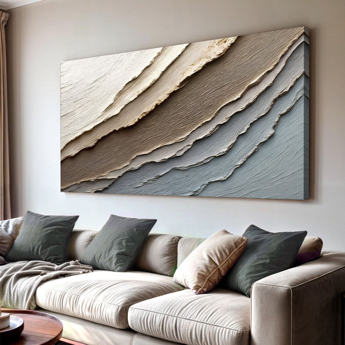 Abstract Earth Tones Wall Art