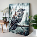 Crow Double Exposure Wall Art