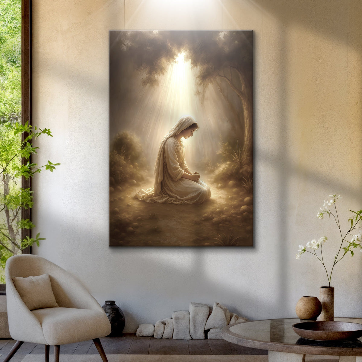 Mary Praying Faith Wall Art II