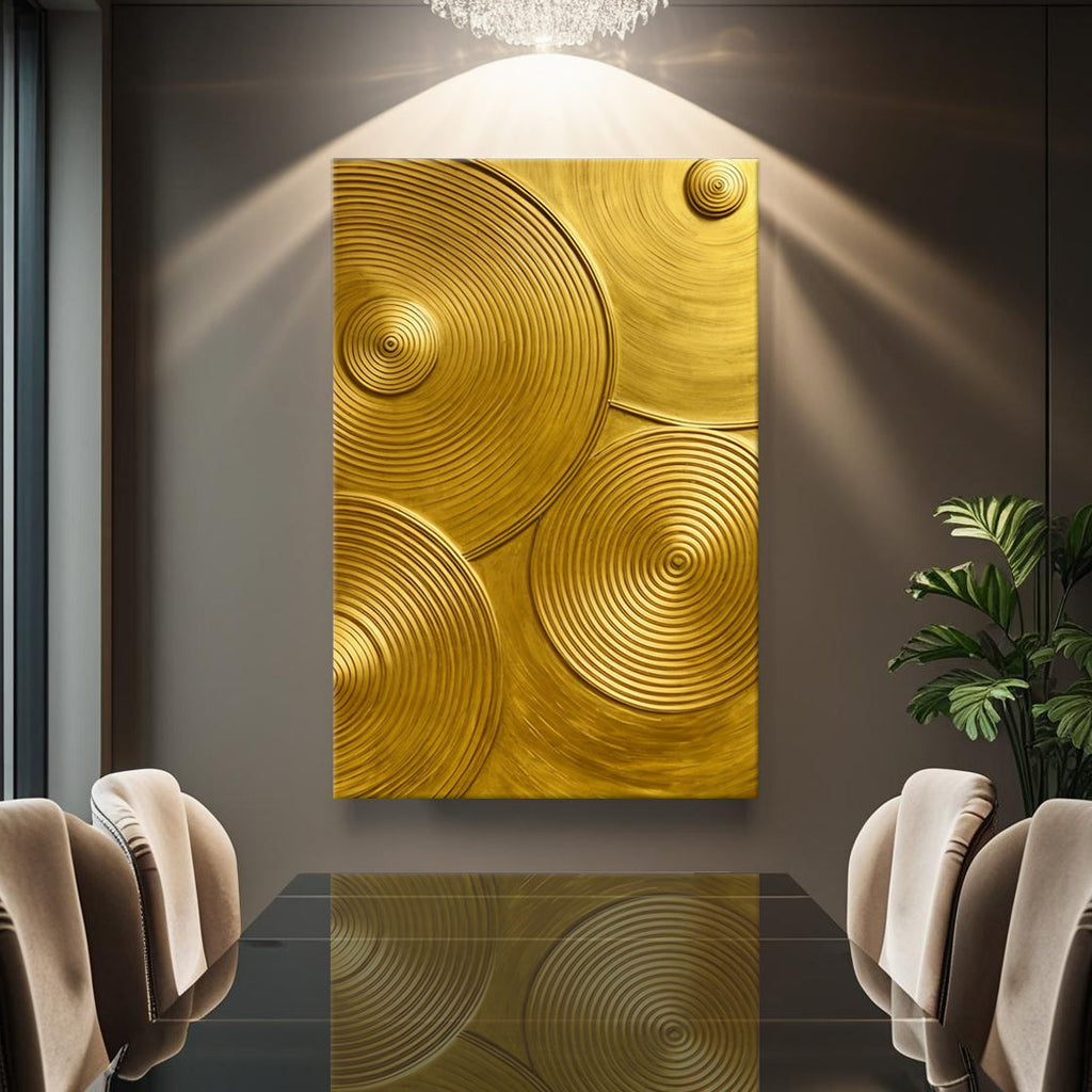 Gold Symphony Wall Art