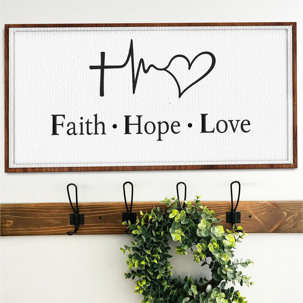 Faith, Hope, Love Faith Wall Art