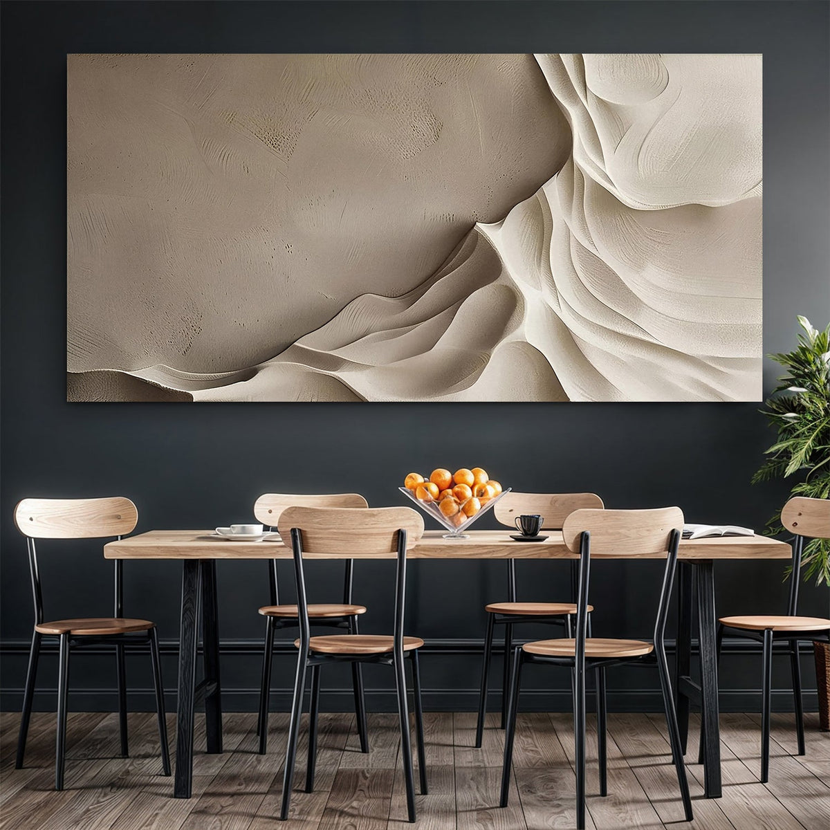 Beige Minimalist Wall Art IV