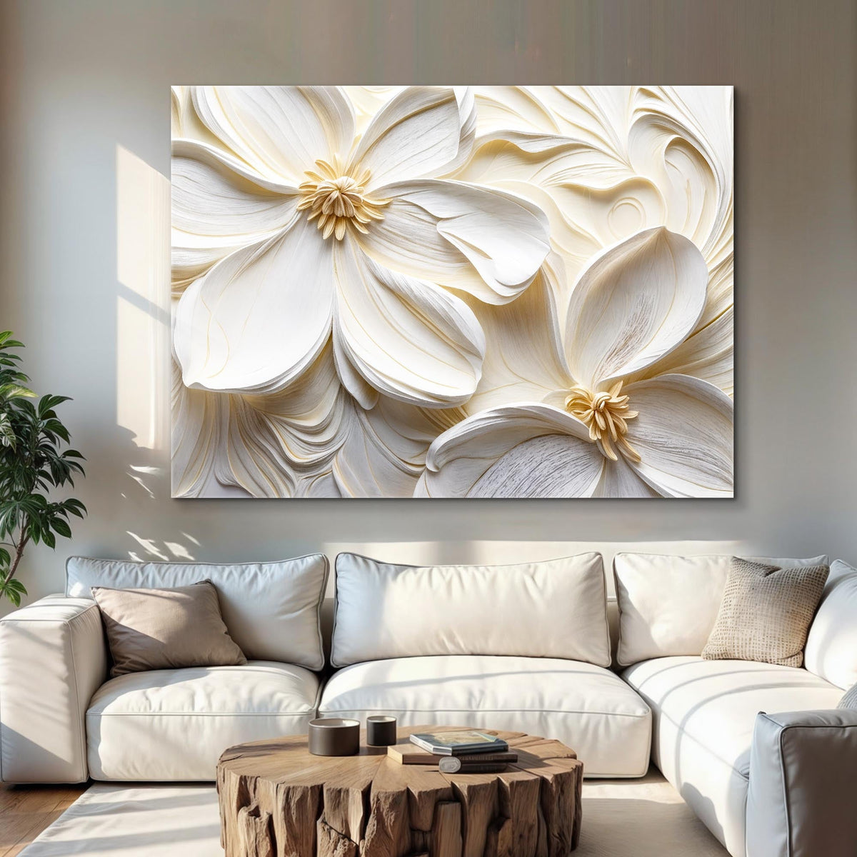 Minimalist Flower Wall Art II
