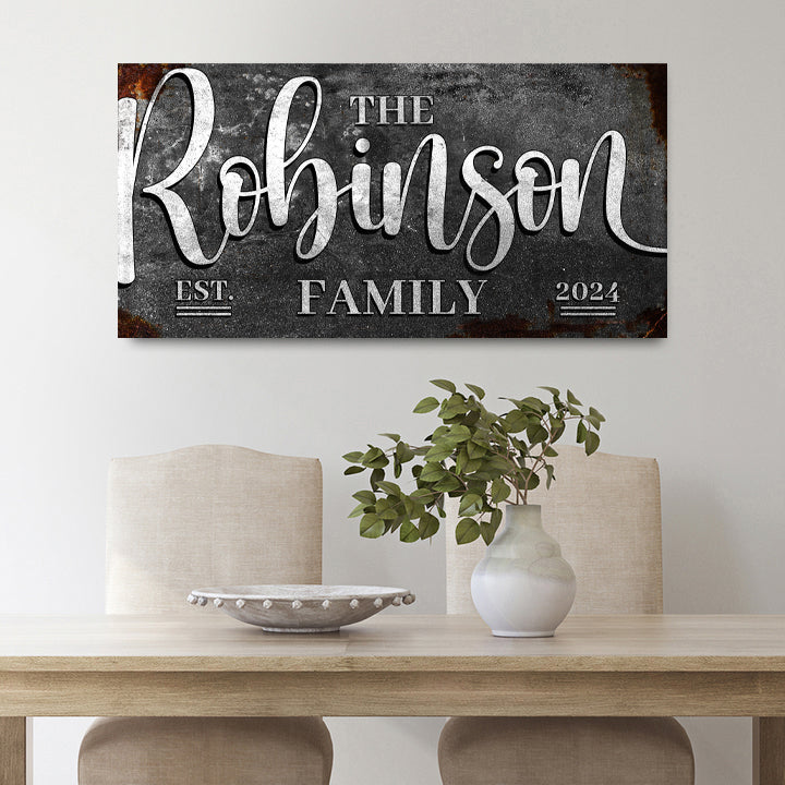 Personalized Family Sign