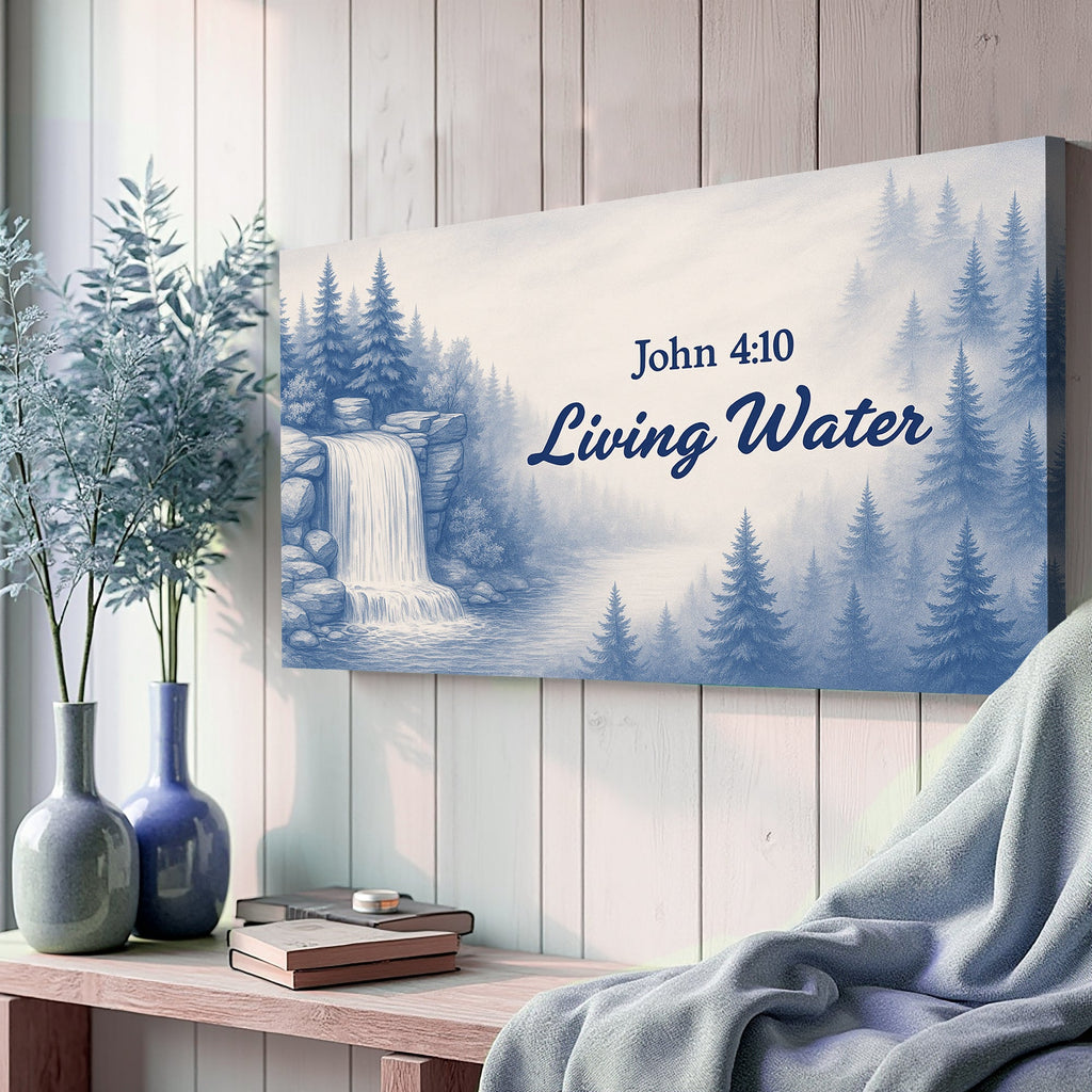 Living Water - John 4:10 Faith Sign