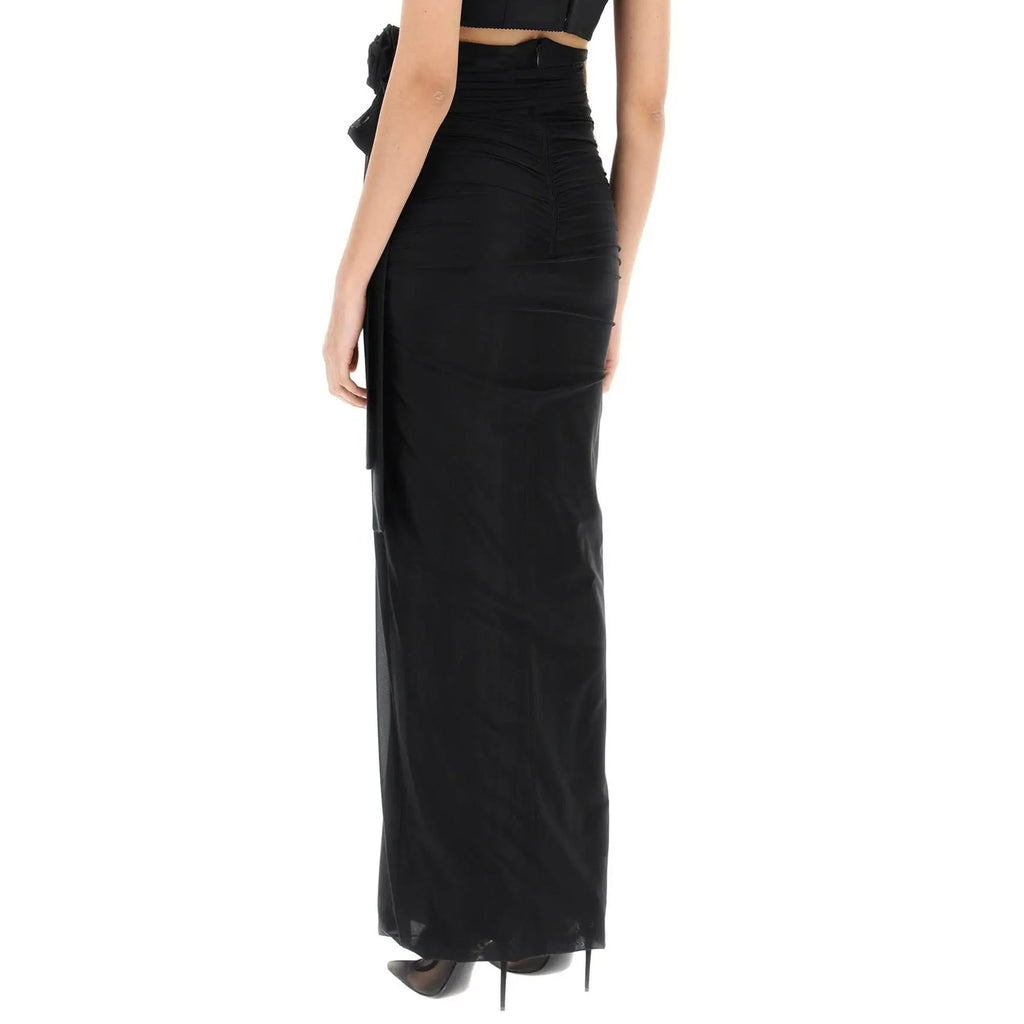 Dolce&Gabbana Jersey Stretch Maxi Skirt Women