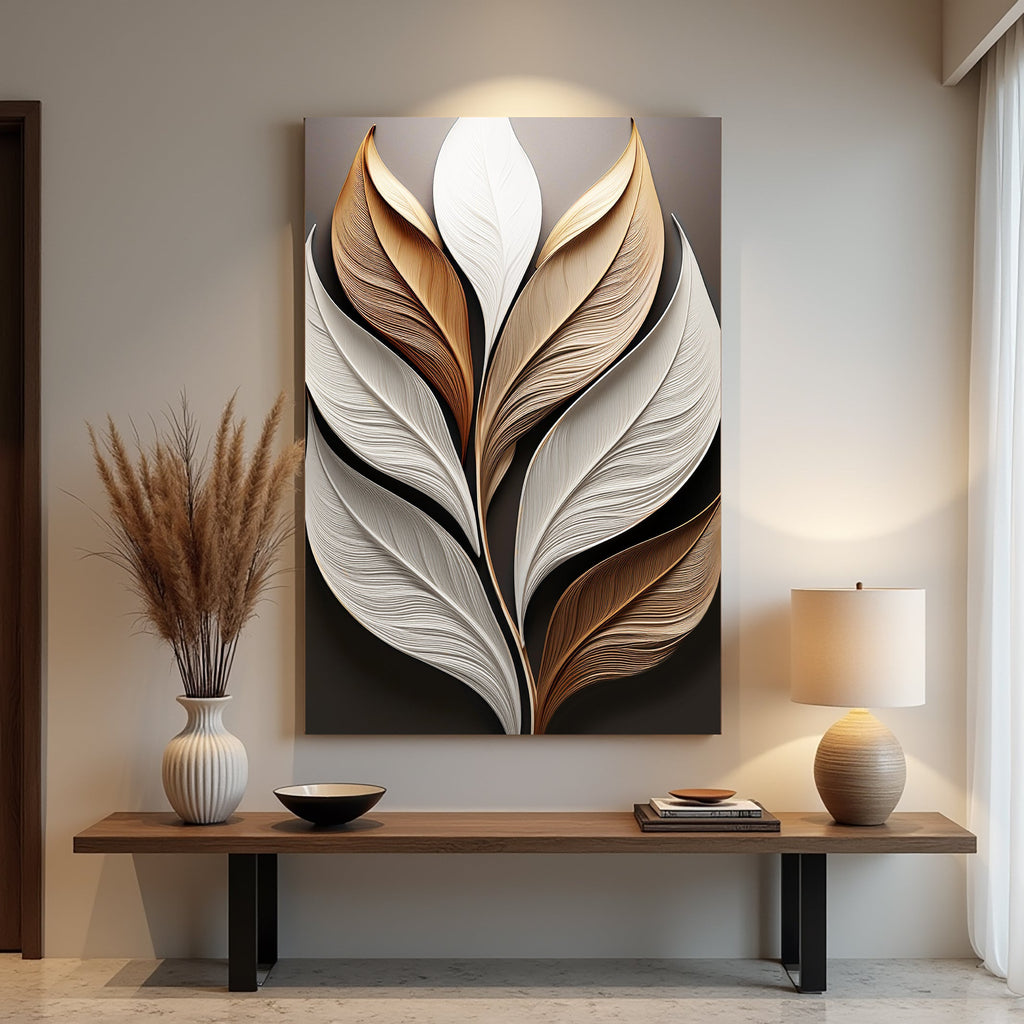 Elegant Leaf Wall Art