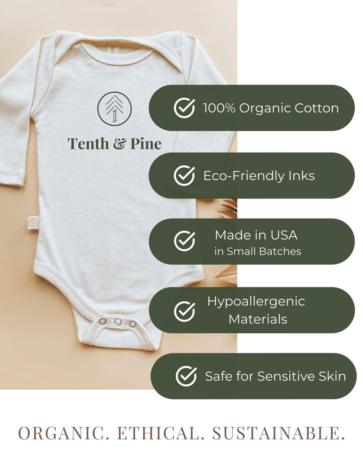 Love Bug Organic Bodysuit Long Sleeve