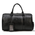 Full Grain Leather Travel Bag With Shoes Compartment, Cowhide Leather Duffle Bag, Overnight Bag
