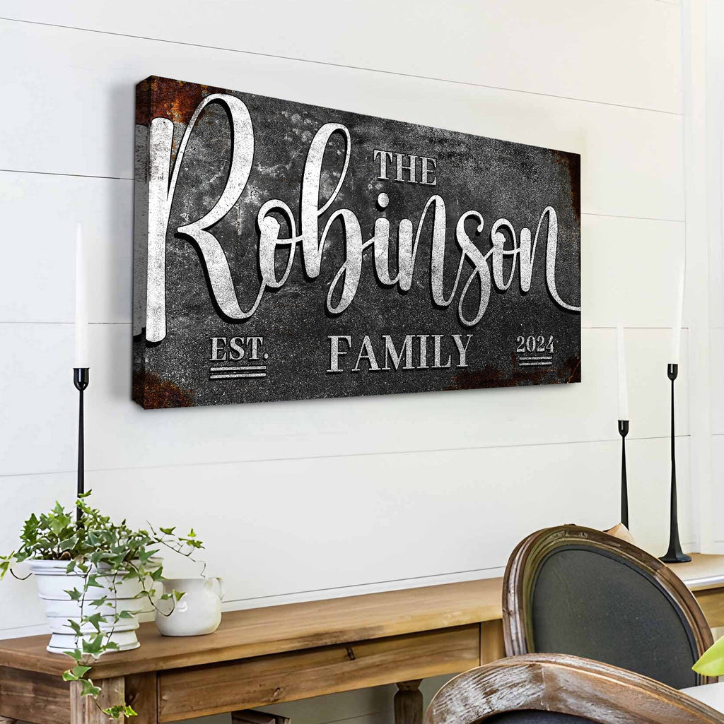 Personalized Family Sign