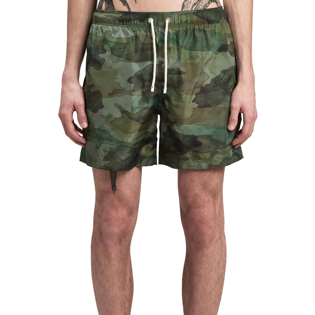 Palm Angels Camouflage Swim Shorts Men