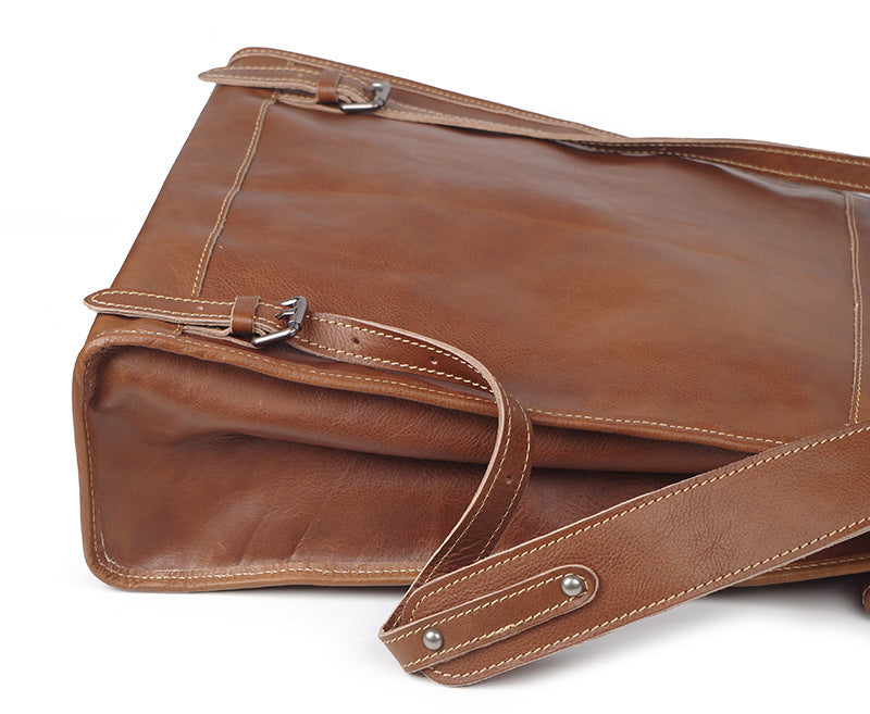 Flash Sale Vintage Brown Leather Backpack, Full Grain Leather Backpacks