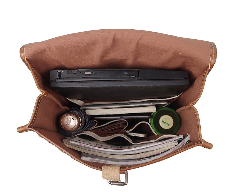 Flash Sale Vintage Brown Leather Backpack, Full Grain Leather Backpacks