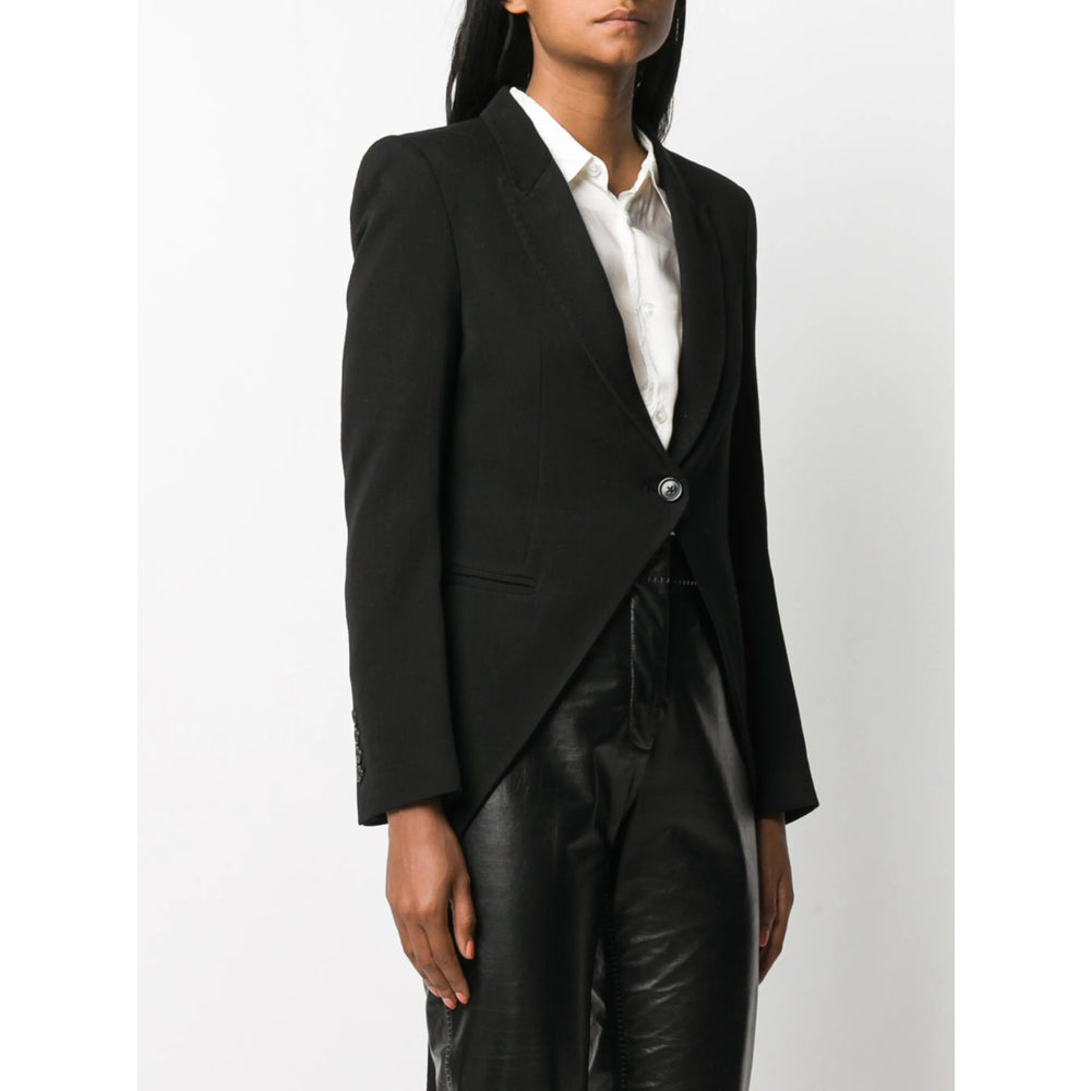 Ann Demeulemeester Black Jackets - Cropped Jackets Women