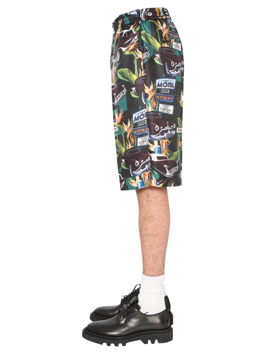 Givenchy Men Silk Bermuda