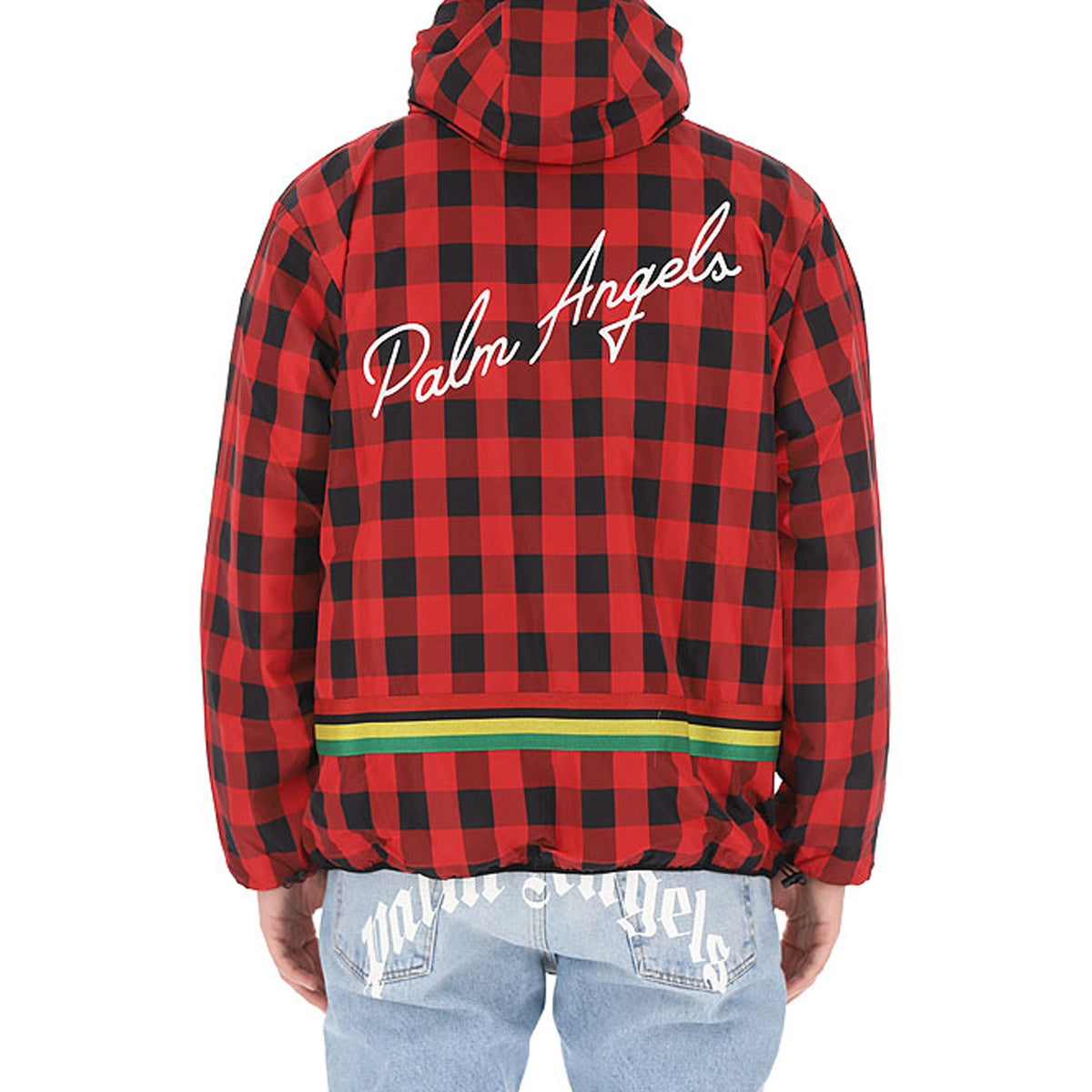 Palm Angels Checked  Windbreaker Jacket Men