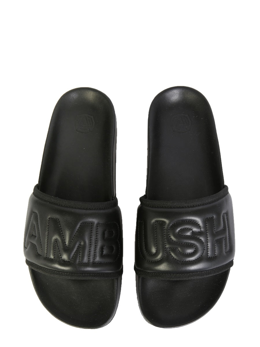Ambush Men Leather Slide Sandals