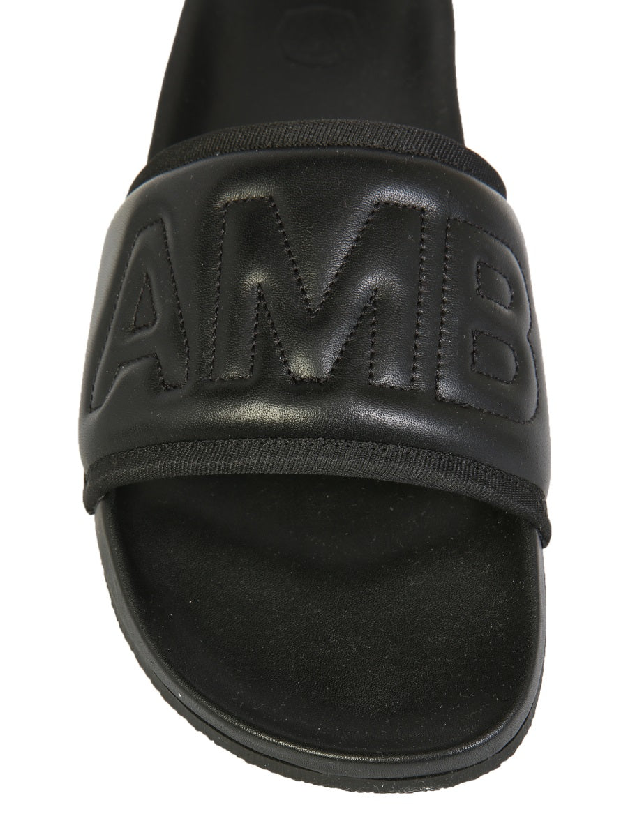Ambush Men Leather Slide Sandals