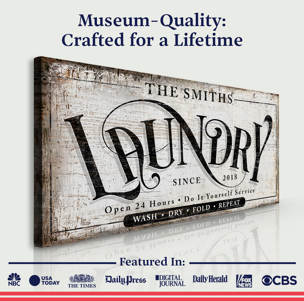 Laundry Room Sign VIII