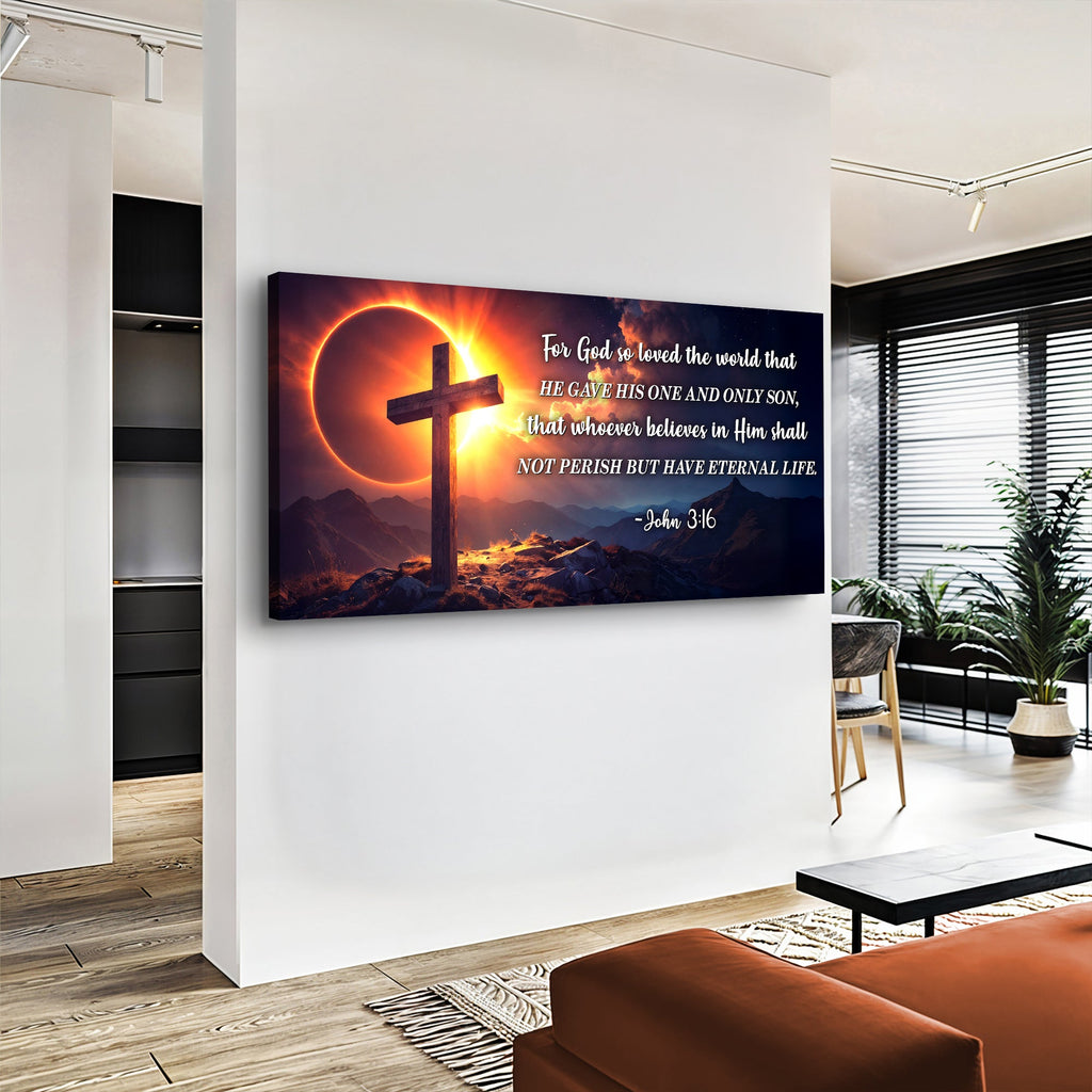 John 3:16: For God So Loved The World Faith Sign III