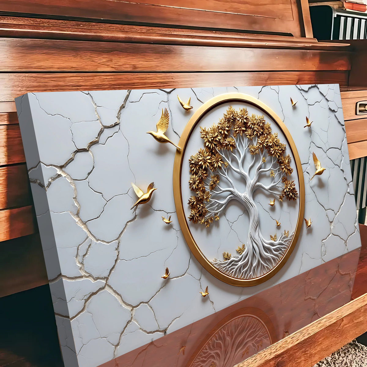 Celtic Tree of Life Wall Art - White