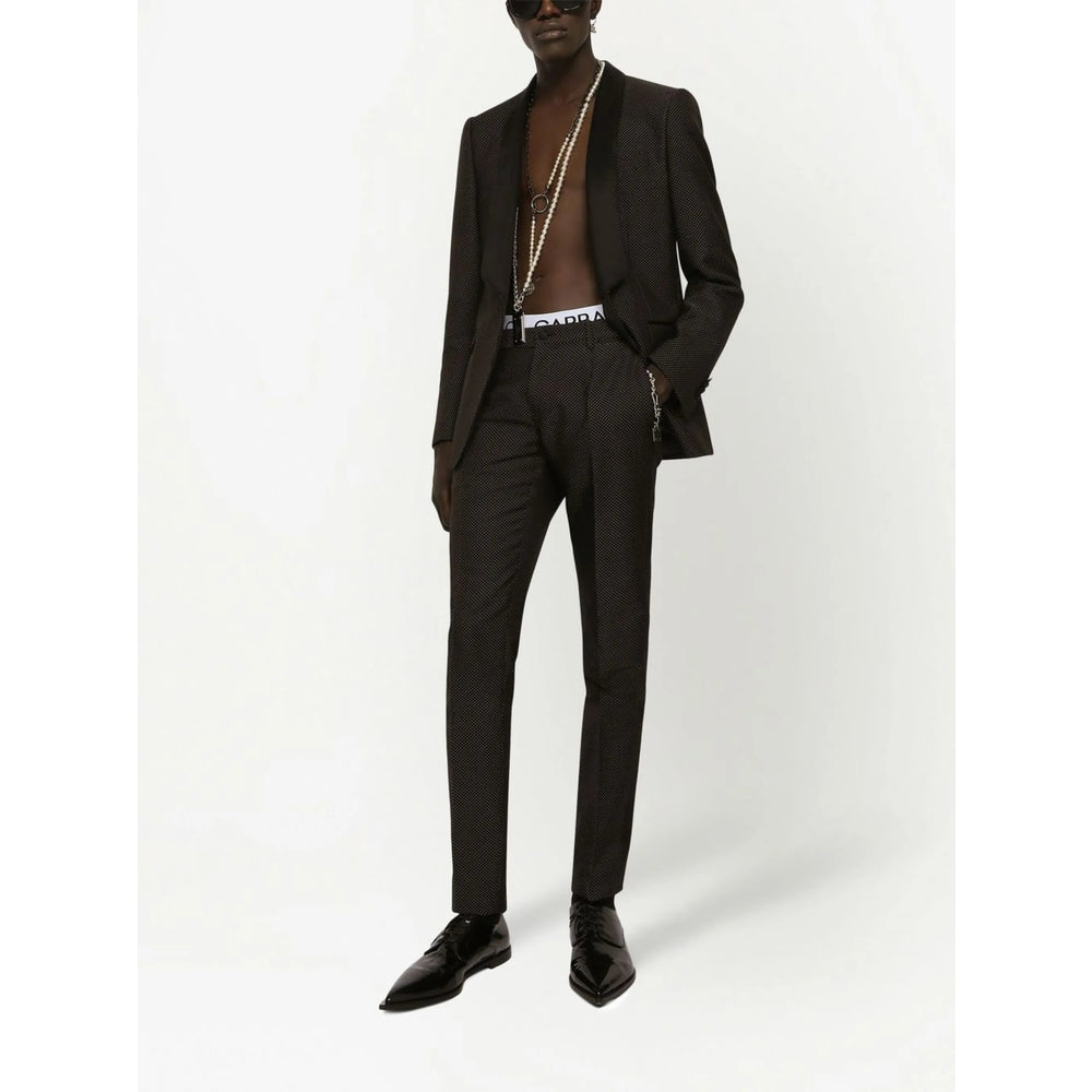 Dolce & Gabbana Black Jackets - Blazers Men