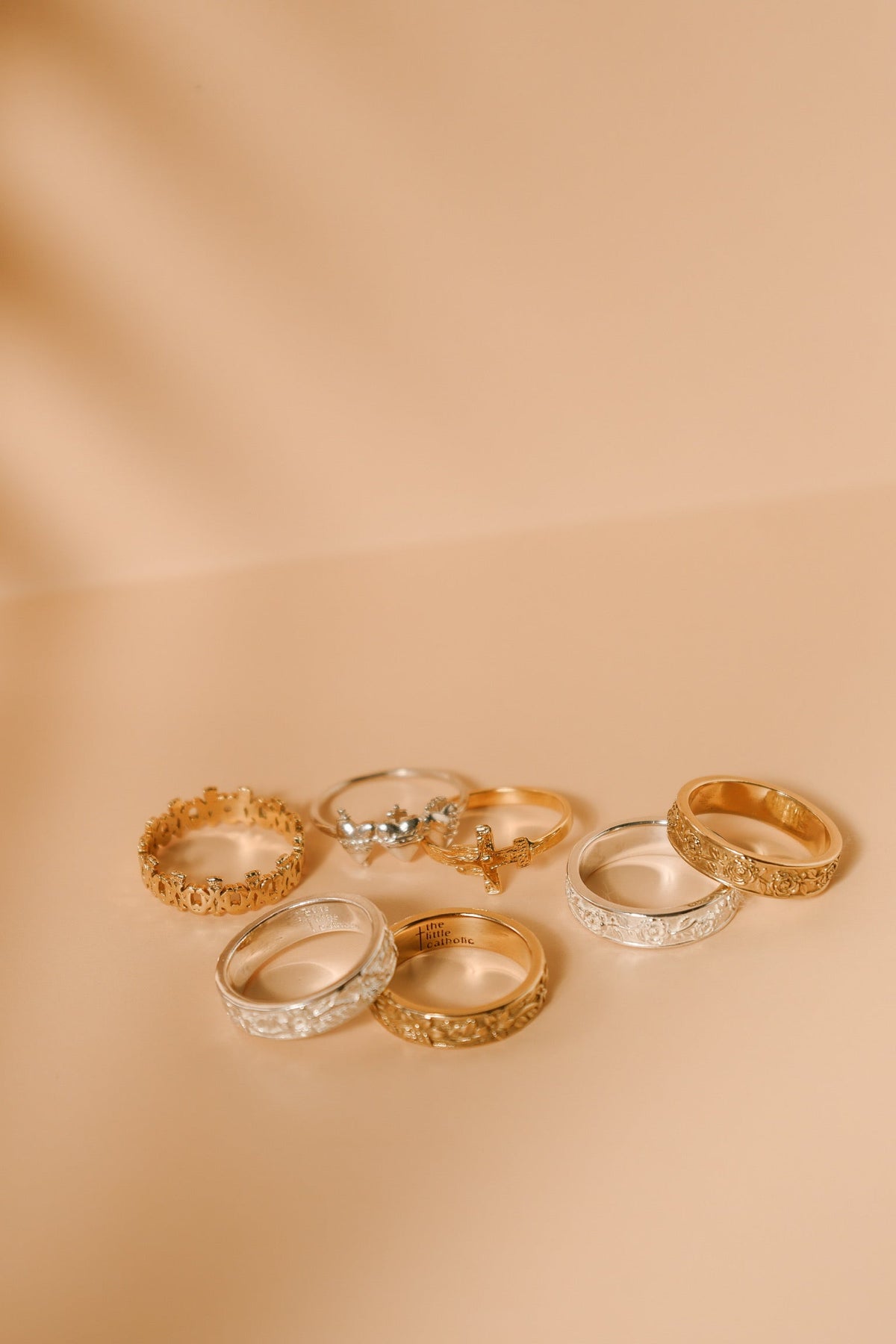 St. Josephs Lily Ring | Gold Vermeil