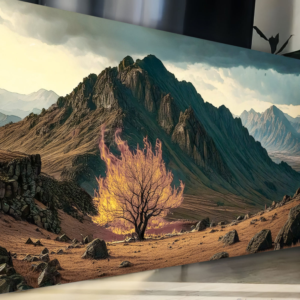 Burning Bush - Faith Wall Art VI