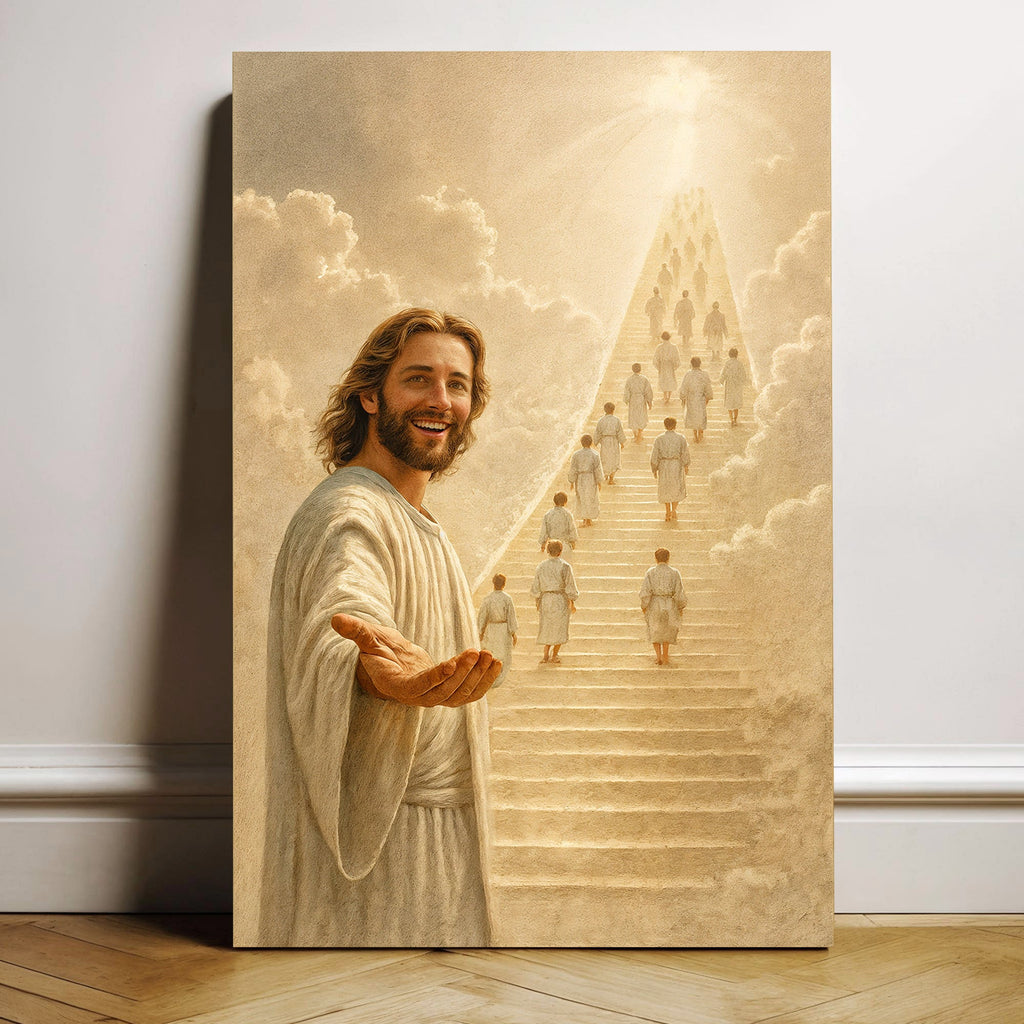 Stairway To Heaven Faith Wall Art