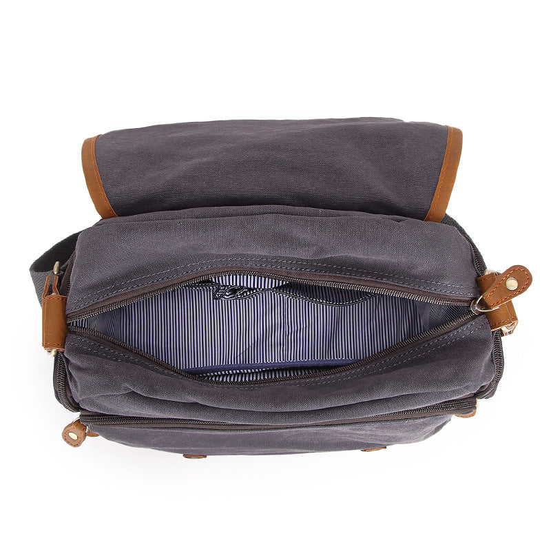 DSLR Camera Bag Canvas Camera Bag Canvas Shoulder Bag QSM8619