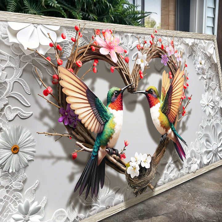 Hummingbirds Wall Art IV