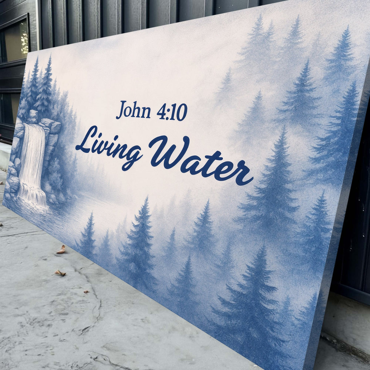 Living Water - John 4:10 Faith Sign