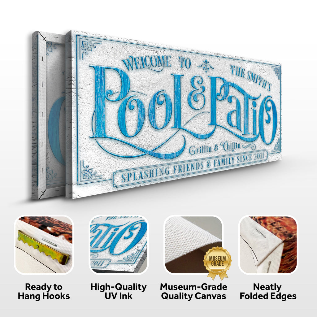 Personalized Swimming Pool Sign