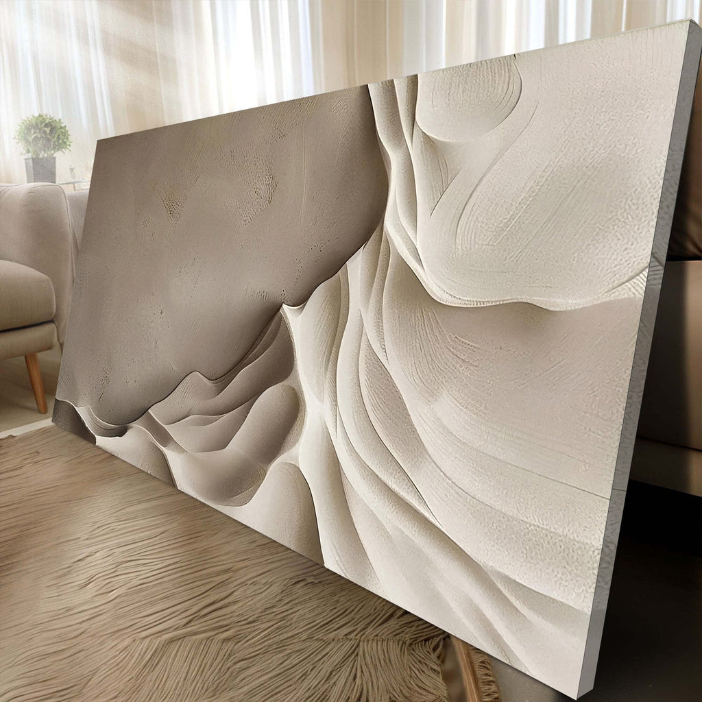 Beige Minimalist Wall Art IV