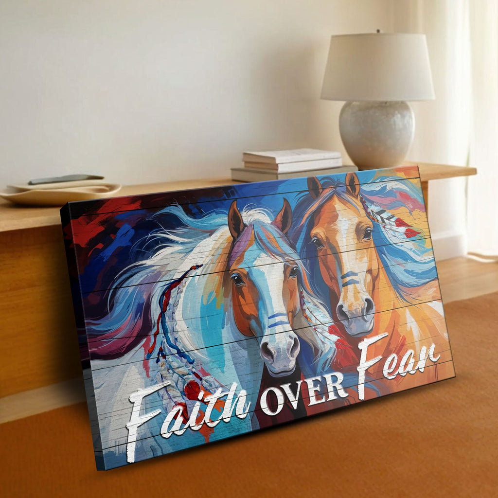 Faith Over Fear Faith Sign IV