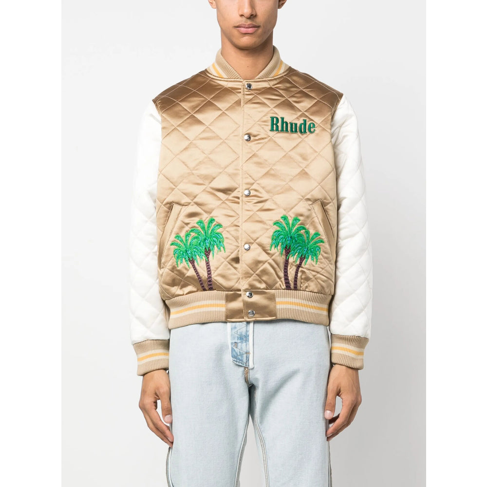 R H U D E Brown Jackets - Bomber Jackets Men
